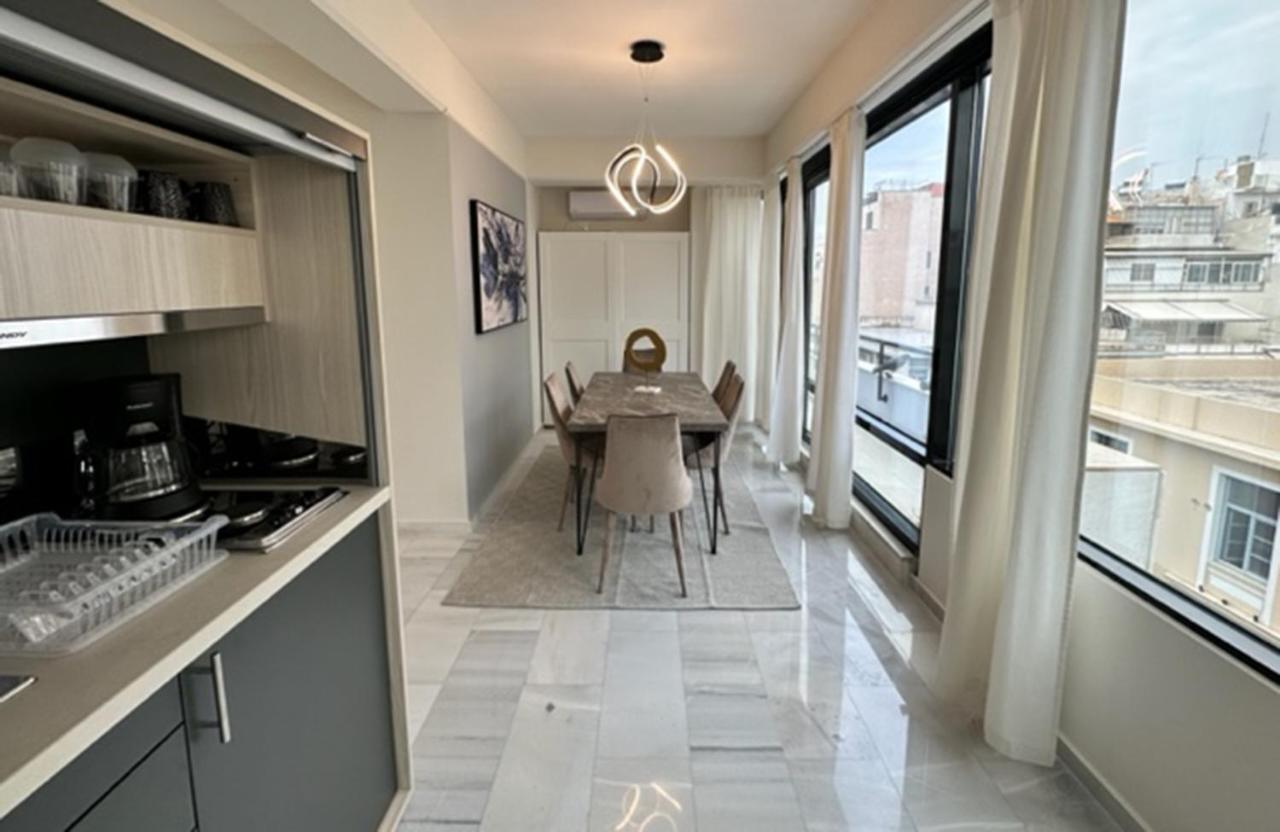 Melma Properties - Aria-Piraeus Central Penthouse Bagian luar foto